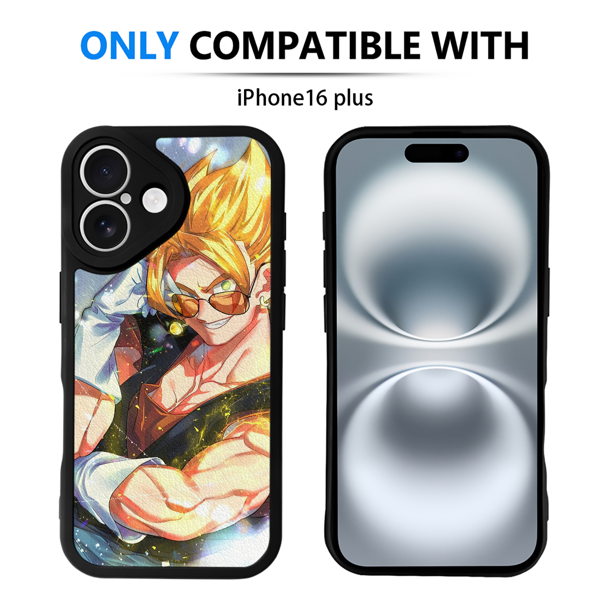 （画像用） ドラゴンボール DRAGON BALL 【iPhone 16シリーズ対応】シリコンスマホケース（レザー調） 材質：シリコン